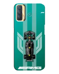 Чехол для OPPO A33 с картинкой «Mercedes AMG Petronas»