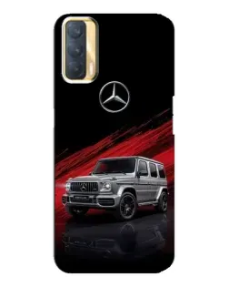 Чехол для OPPO A33 с картинкой «Mercedes G-Class красный»