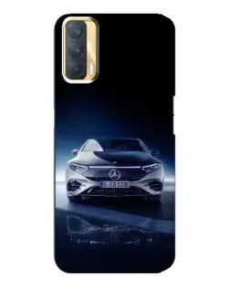 Чехол для OPPO A33 с картинкой «Ночной Mercedes EQ»
