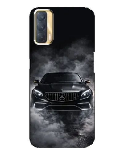 Чехол для OPPO A33 с картинкой «Mercedes в дыму»
