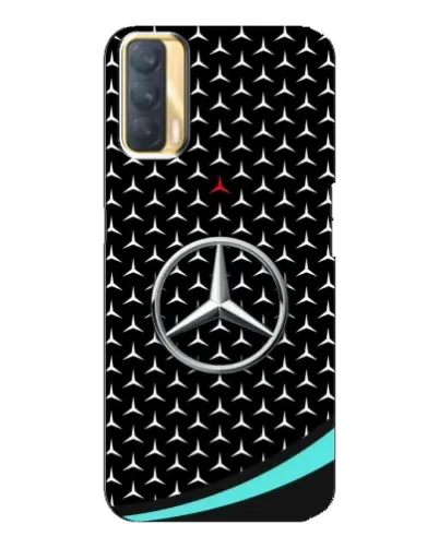Чехол для OPPO A33 с картинкой «Mercedes — бирюзовый акцент»
