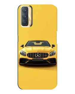 Чехол для OPPO A33 с картинкой «Желтый Mercedes GT»