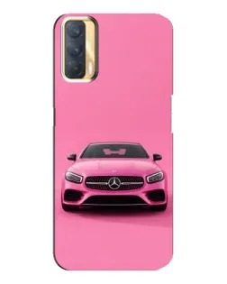 Чехол для OPPO A33 с картинкой «Розовый Mercedes AMG»