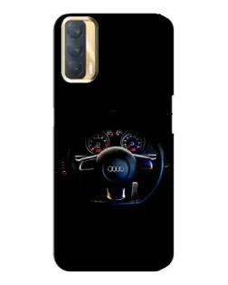 Чехол для OPPO A33 с картинкой «Салон Audi — руль» Чехол для OPPO A33 с картинкой «Салон Audi — руль»