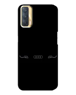 Чехол для OPPO A33 с картинкой «Audi — световой подпись» Чехол для OPPO A33 с картинкой «Audi — световой подпись»