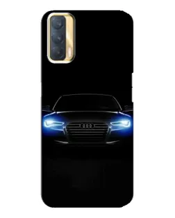 Чохол для OPPO A33 з картинкою «Audi в неоні»