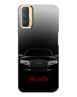 Чохол для OPPO A33 з картинкою «Audi — градієнтний контур»