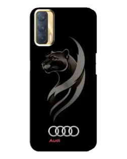 Чохол для OPPO A33 з картинкою «Графіка — пантера та Audi»
