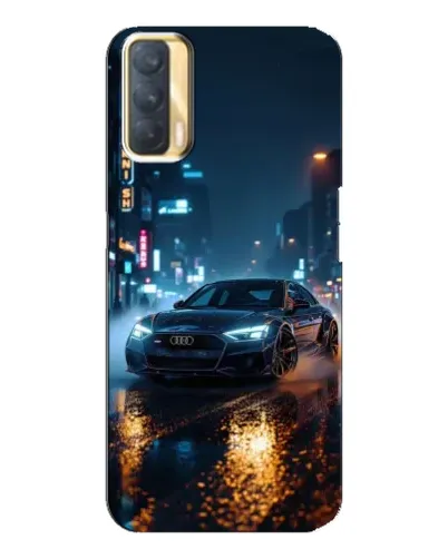 Чохол для OPPO A33 з картинкою «Нічне місто та Audi»