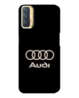 Чохол для OPPO A33 з картинкою «Audi — золотий логотип»