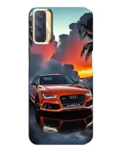 Чохол для OPPO A33 з картинкою «Audi — захід сонця»