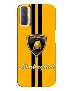 Чехол для OPPO A33 с картинкой «Lamborghini Stripe желтый» Чехол для OPPO A33 с картинкой «Lamborghini Stripe желтый»