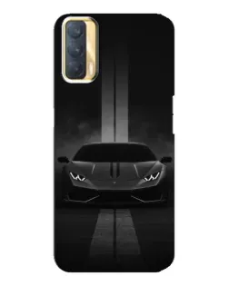 Чехол для OPPO A33 с картинкой «Lamborghini симметрия дорог»