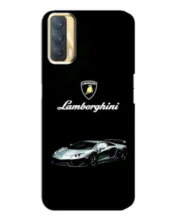 Чехол для OPPO A33 с картинкой «Логотип Lamborghini классика»