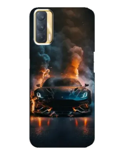 Чехол для OPPO A33 с картинкой «Lamborghini дымная эстетика»
