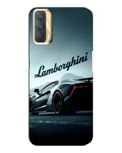 Чехол для OPPO A33 с картинкой «Классическая надпись Lamborghini»