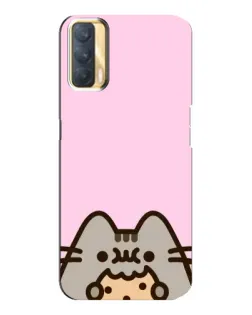 Чохол для OPPO A33 з картинкою «Pusheen та печиво»