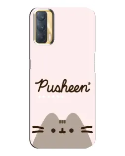 Чохол для OPPO A33 з картинкою «Pusheen логотип»
