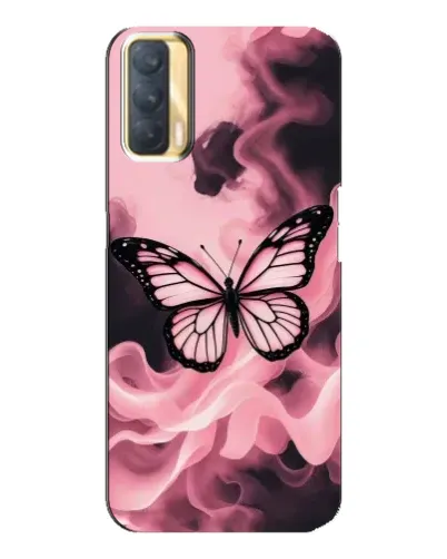 Чохол для OPPO A33 з картинкою «Метелик у диму»