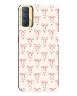 Чохол для OPPO A33 з картинкою «Рожеві бантики Coquette»