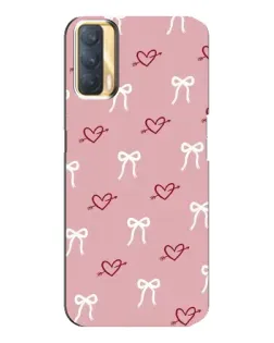 Чохол для OPPO A33 з картинкою «Серця та банти»