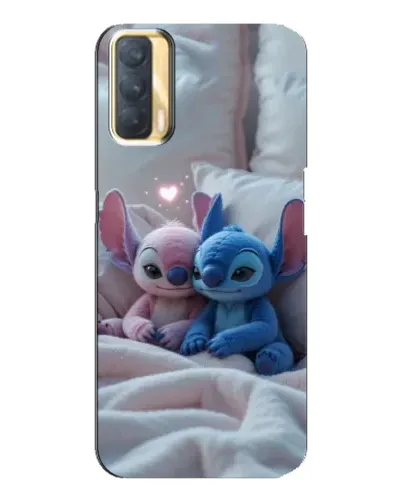 Чехол для OPPO A33 с картинкой «Плюшевые Стич Ангел»
