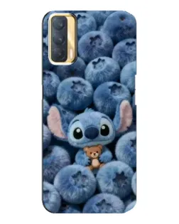 Чехол для OPPO A33 с картинкой «Стич и голубика» Чехол для OPPO A33 с картинкой «Стич и голубика»