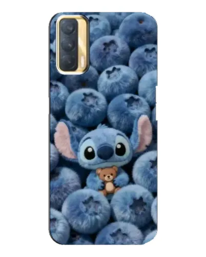 Чехол для OPPO A33 с картинкой «Стич и голубика»