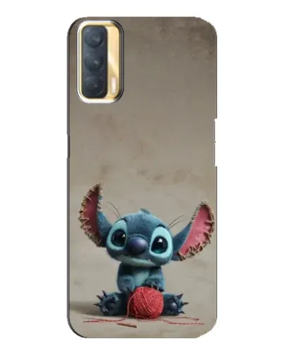 Чехол для OPPO A33 с картинкой «Стич на коричневом фоне»