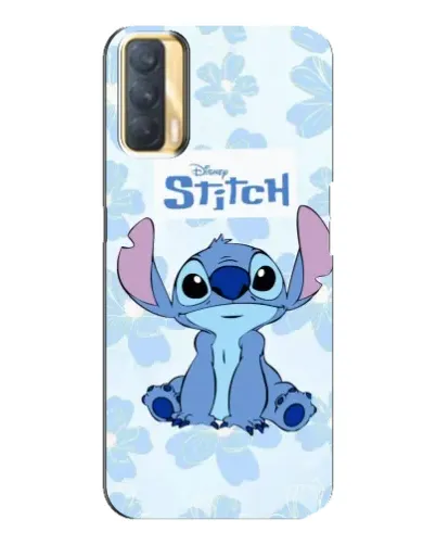 Чехол для OPPO A33 с картинкой «Stitch среди цветов»