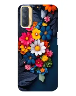 Чехол для OPPO A33 с картинкой «Цветочная феерия»