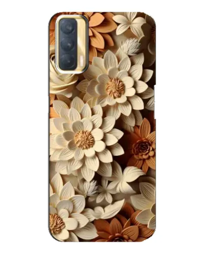 Чехол для OPPO A33 с картинкой «Бежевый флористический декор» Чехол для OPPO A33 с картинкой «Бежевый флористический декор»