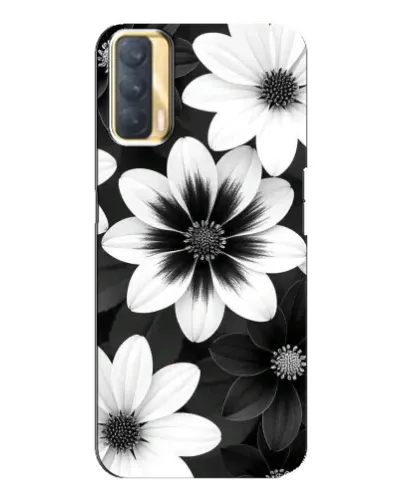 Чехол для OPPO A33 с картинкой «Монохромные астры» Чехол для OPPO A33 с картинкой «Монохромные астры»