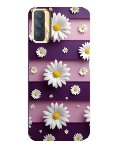 Чехол для OPPO A33 с картинкой «Ромашки на фиолетовом» Чехол для OPPO A33 с картинкой «Ромашки на фиолетовом»