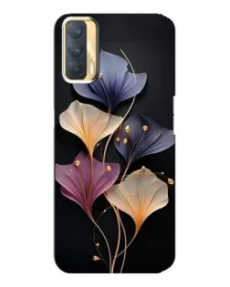 Чехол для OPPO A33 с картинкой «Лиловые цветы грации»