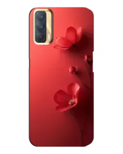 Чехол для OPPO A33 с картинкой «Маковые соцветия»