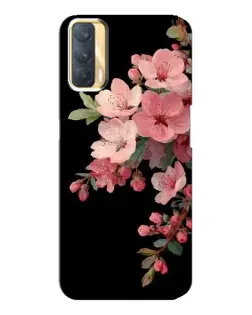 Чехол для OPPO A33 с картинкой «Розовая ветка сакуры»