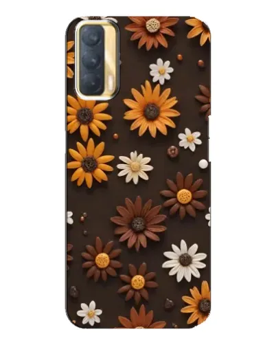 Чехол для OPPO A33 с картинкой «Узор из маленьких подсолнухов» Чехол для OPPO A33 с картинкой «Узор из маленьких подсолнухов»