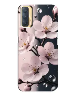 Чехол для OPPO A33 с картинкой «Нежная сакура и капли»