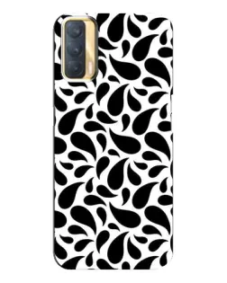 Чохол для OPPO A33 з картинкою «Контрастні чорні краплі»