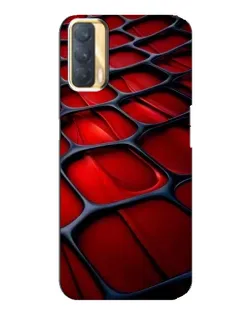 Чохол для OPPO A33 з картинкою «Червона глянцева сітка»