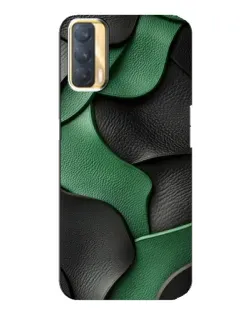 Чохол для OPPO A33 з картинкою «Зелені шкіряні хвилі»