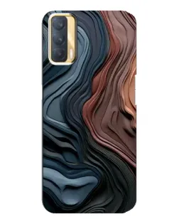 Чохол для OPPO A33 з картинкою «Кольорові хвилі каньйону»