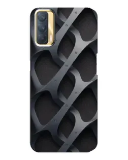 Чохол для OPPO A33 з картинкою «Об'ємне сіре плетіння»