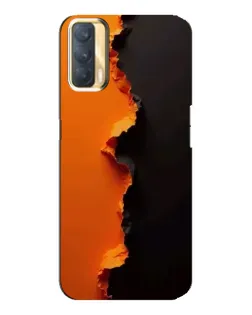 Чохол для OPPO A33 з картинкою «Помаранчевий розлом»