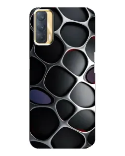 Чохол для OPPO A33 з картинкою «Об'ємна темна решітка»