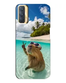 Чохол для OPPO A33 з картинкою «Капібара на морі» Чохол для OPPO A33 з картинкою «Капібара на морі»