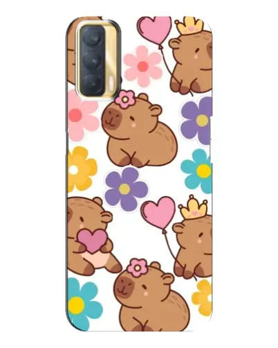 Чохол для OPPO A33 з картинкою «Квітковий паттерн капібар» Чохол для OPPO A33 з картинкою «Квітковий паттерн капібар»