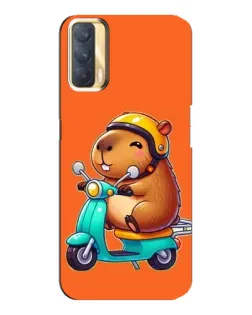 Чохол для OPPO A33 з картинкою «Капібара на скутері» Чохол для OPPO A33 з картинкою «Капібара на скутері»
