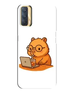 Чохол для OPPO A33 з картинкою «Капібара з ноутбуком» Чохол для OPPO A33 з картинкою «Капібара з ноутбуком»